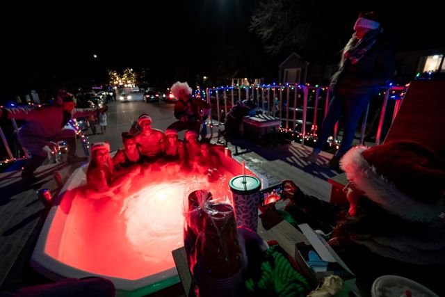 Christmas parade promotional appearance
