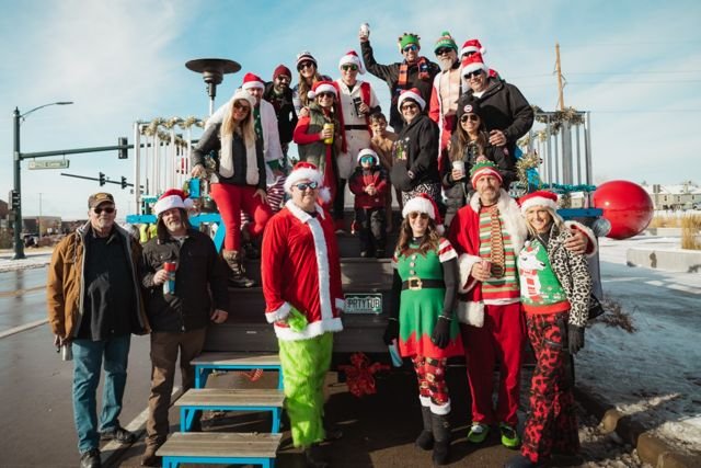 Christmas parade promotional appearance