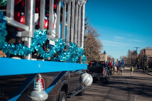 Christmas parade promotional appearance