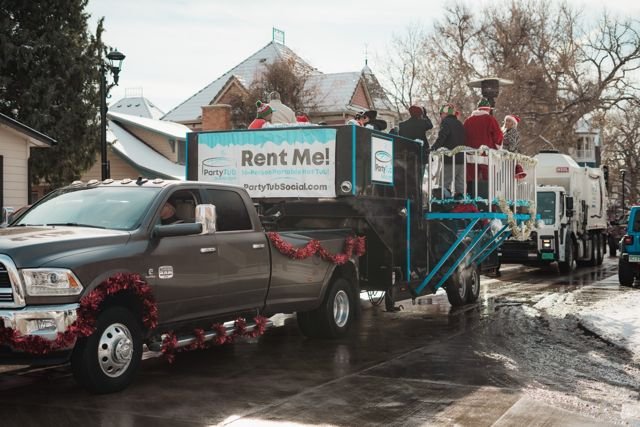 Christmas parade promotional appearance