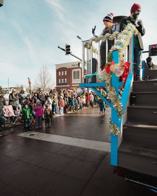 Christmas parade promotional appearance