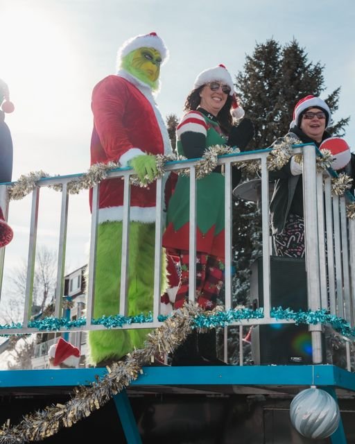 Christmas parade promotional appearance