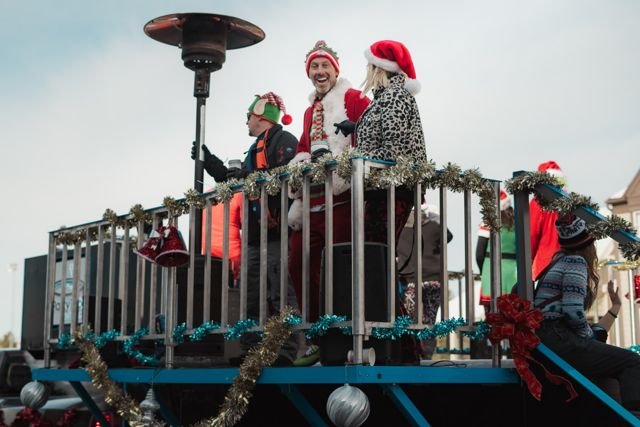 Christmas parade promotional appearance